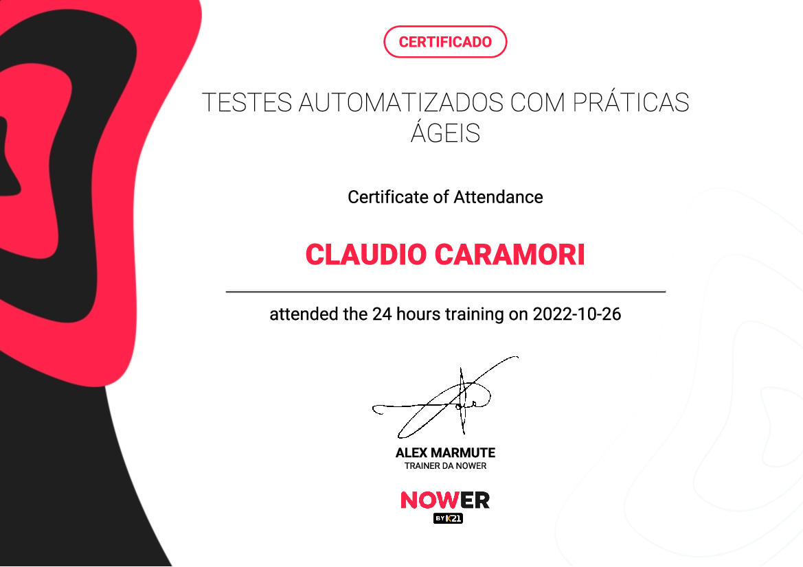 Certificado K21